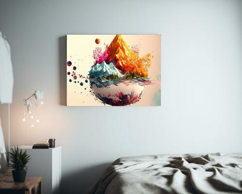 cuadro decorativo autenticidad colores 30x20cm